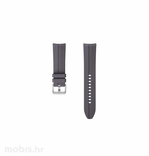 Silikonski remen za Samsung Galaxy Watch 3 (20 mm): sivi