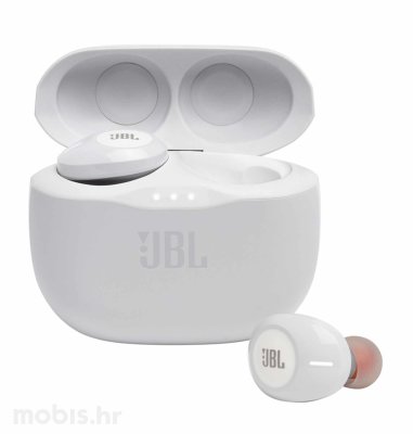 JBL Tune 125 TWS bežične slušalice: bijele