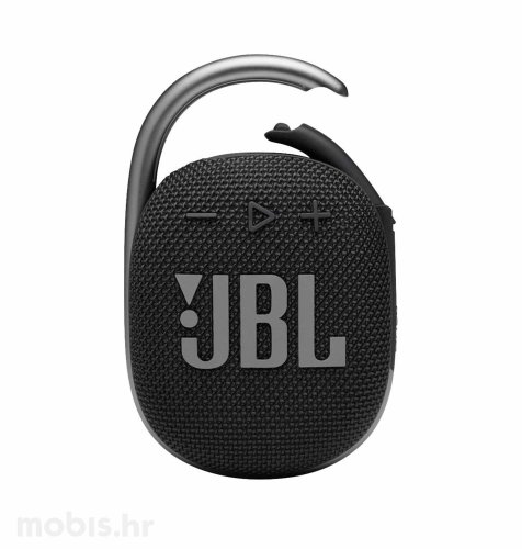 JBL Clip 4 bluetooth prijenosni zvučnik: crni