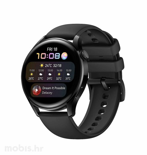 Huawei Watch 3 pametni sat: crni