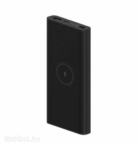 Xiaomi 10000mah Mi Wireless Power Bank Essential: crni